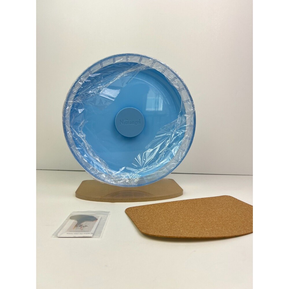 Niteangel Super Silent Hamster Exercise Wheel Medium Light Blue Small Animal